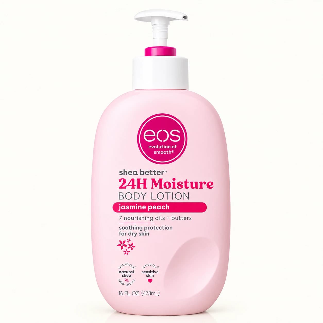 EOS Shea Better 24H Moisture Lotion (Jasmine Peach)